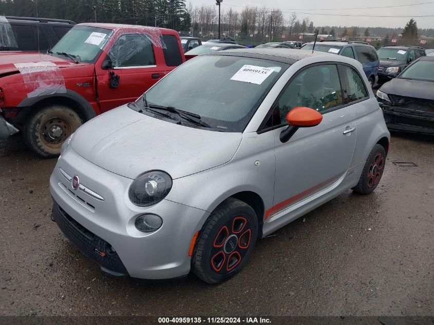 VIN 3C3CFFGE2ET208489 2014 Fiat 500, E Battery Elec... no.2