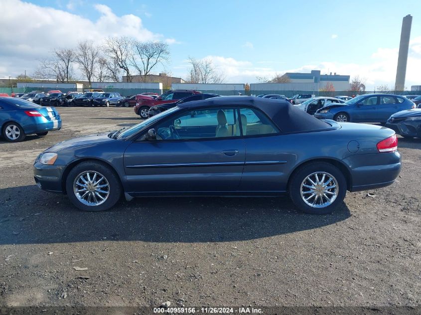 2002 Chrysler Sebring Limited VIN: 1C3EL65R42N302053 Lot: 40959156