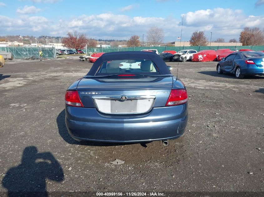 2002 Chrysler Sebring Limited VIN: 1C3EL65R42N302053 Lot: 40959156