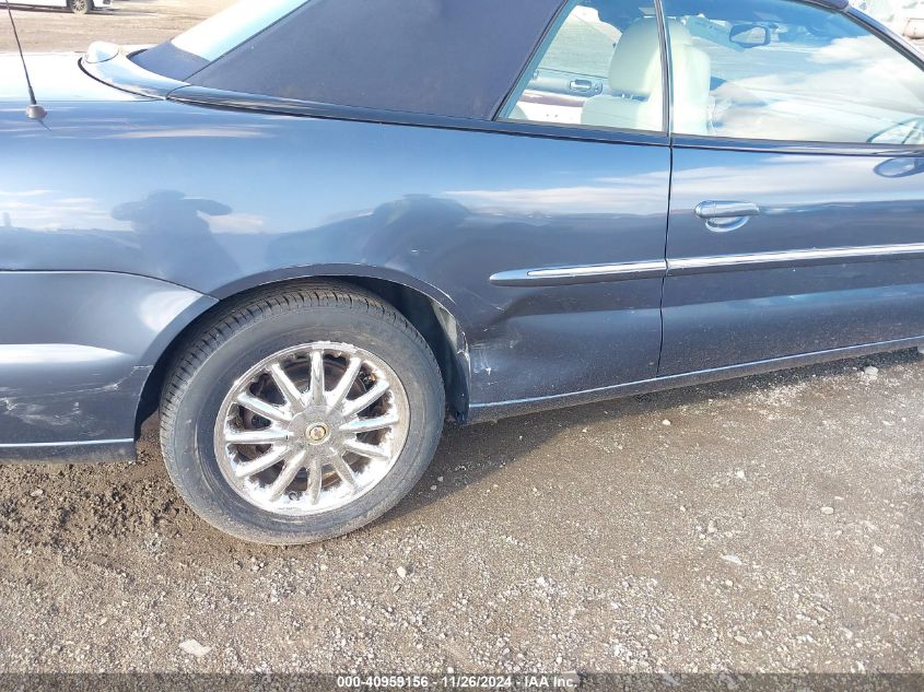 2002 Chrysler Sebring Limited VIN: 1C3EL65R42N302053 Lot: 40959156