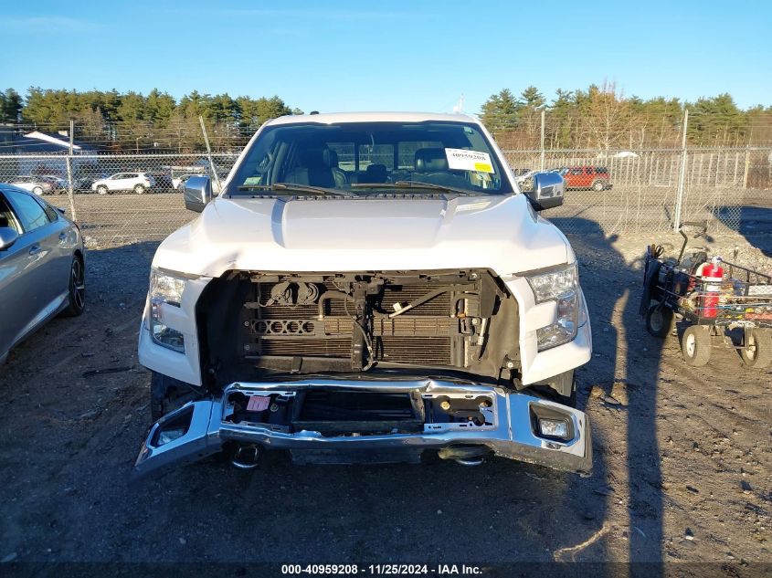 2016 FORD F-150 LARIAT - 1FTFW1EG1GFB89740