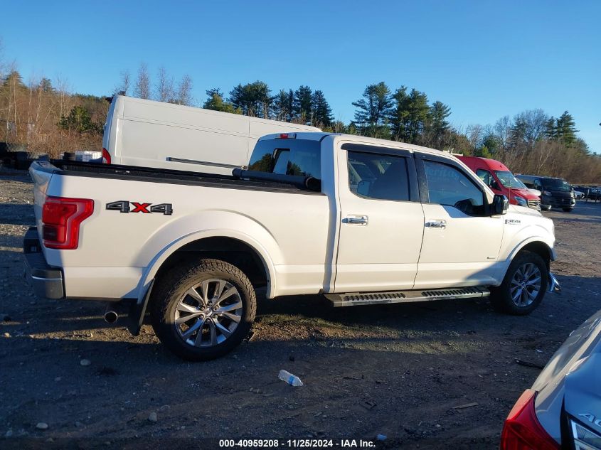 2016 FORD F-150 LARIAT - 1FTFW1EG1GFB89740