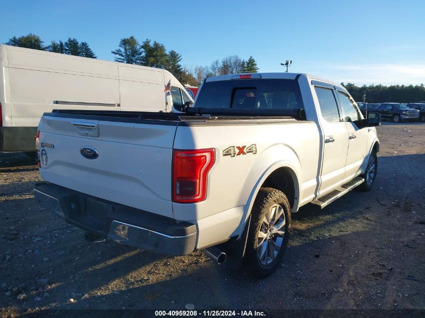 2016 FORD F-150 LARIAT - 1FTFW1EG1GFB89740