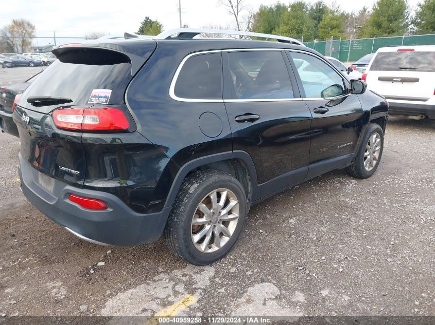 VIN 1C4PJMDB7GW325203 2016 Jeep Cherokee, Limited no.4