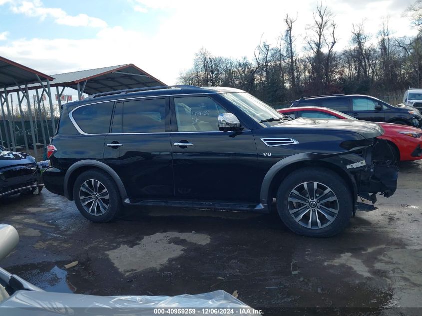 2018 Nissan Armada Sl VIN: JN8AY2NC3J9557014 Lot: 40959259