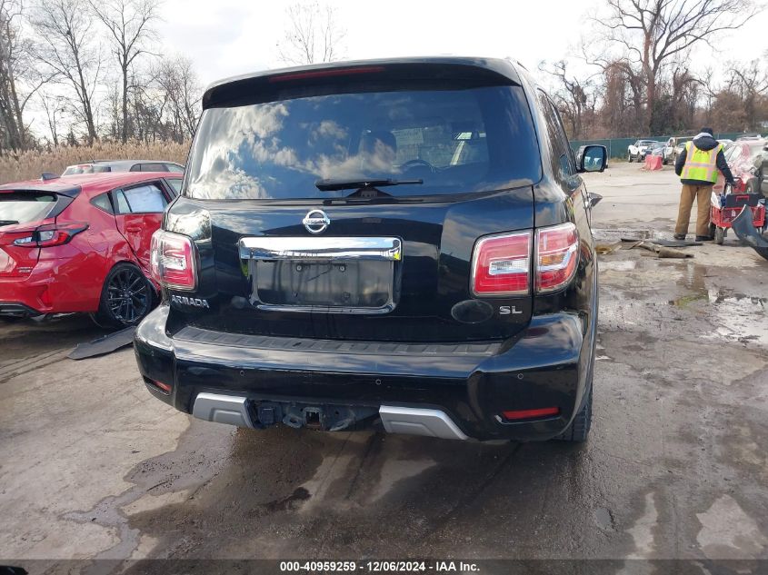 2018 Nissan Armada Sl VIN: JN8AY2NC3J9557014 Lot: 40959259