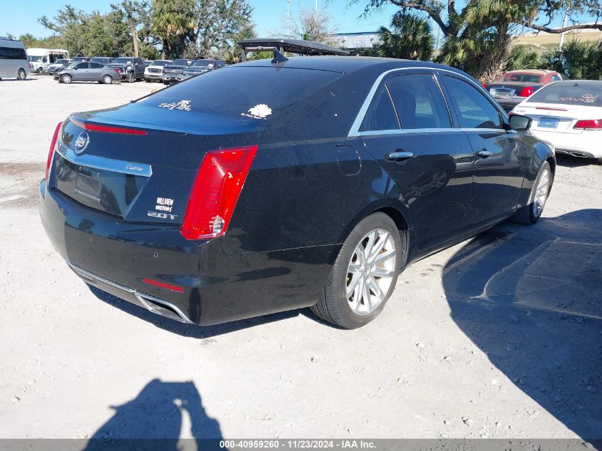 VIN 1G6AP5SX4E0187129 2014 CADILLAC CTS no.4