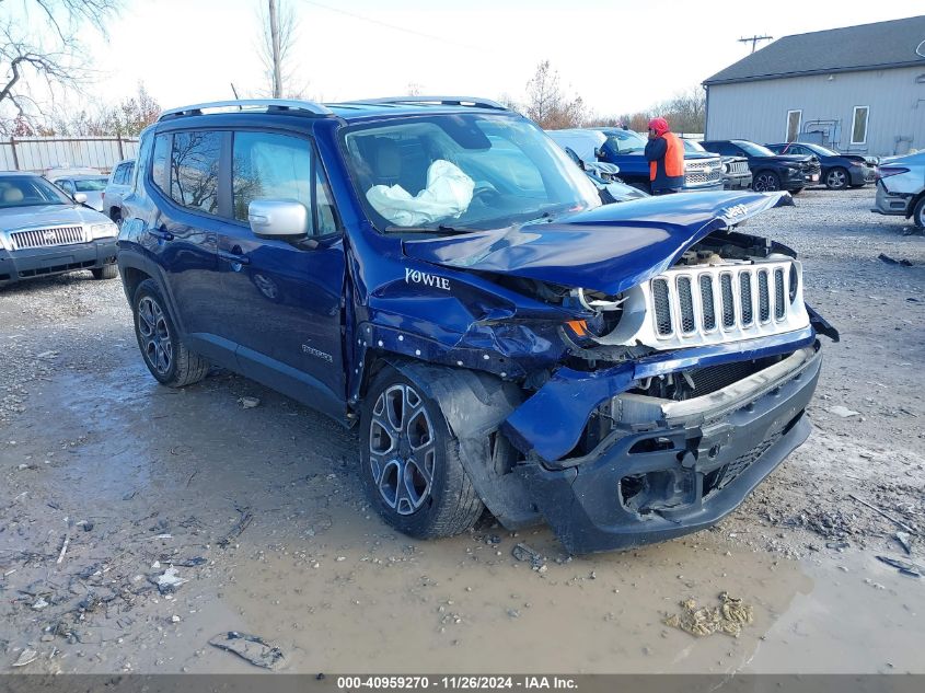 VIN ZACCJADT2GPC93182 2016 Jeep Renegade, Limited no.1