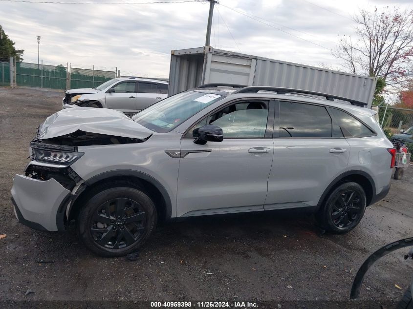 2022 Kia Sorento X-Line S VIN: 5XYRLDLC0NG086293 Lot: 40959398