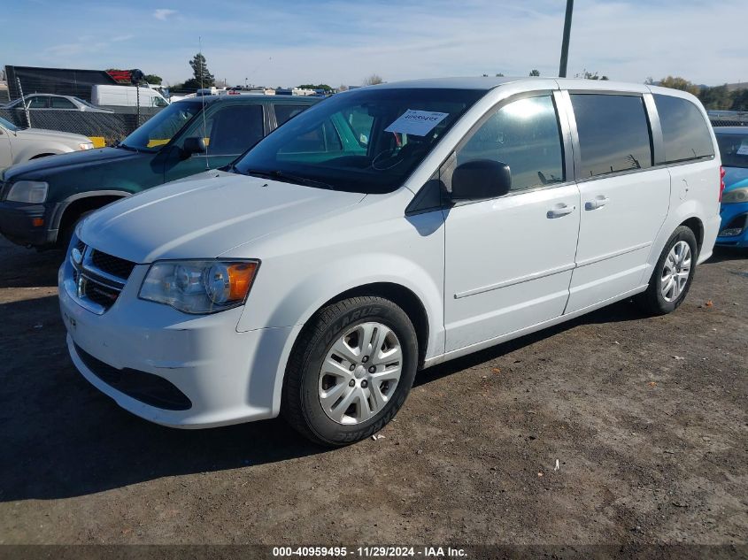 VIN 2C4RDGBG5GR234715 2016 Dodge Grand Caravan, SE no.2