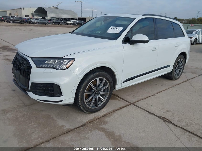 Vin: wa1lcbf77pd009554, lot: 41449407, audi q7 premium plus 45 tfsi quattro tiptronic 20232