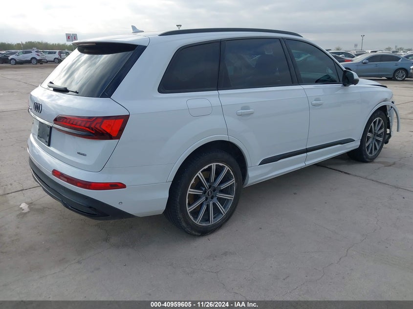 Vin: wa1lcbf77pd009554, lot: 41449407, audi q7 premium plus 45 tfsi quattro tiptronic 20234