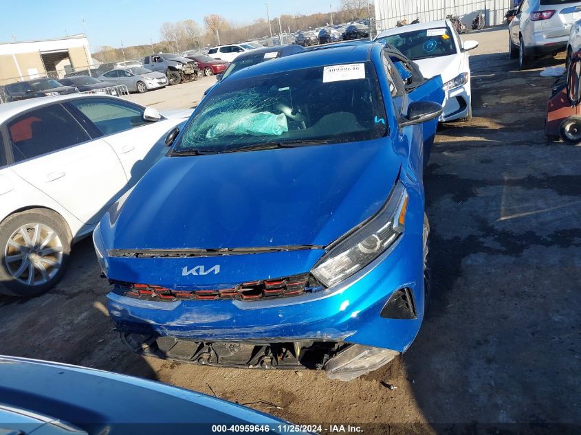 2022 Kia Forte Gt-Line VIN: 3KPF54AD7NE430353 Lot: 40959646