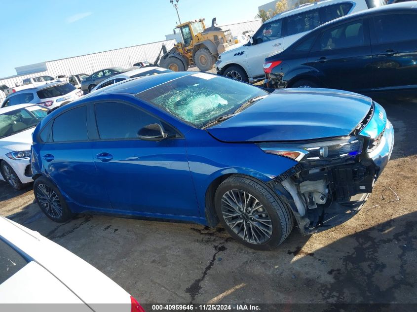 2022 Kia Forte Gt-Line VIN: 3KPF54AD7NE430353 Lot: 40959646