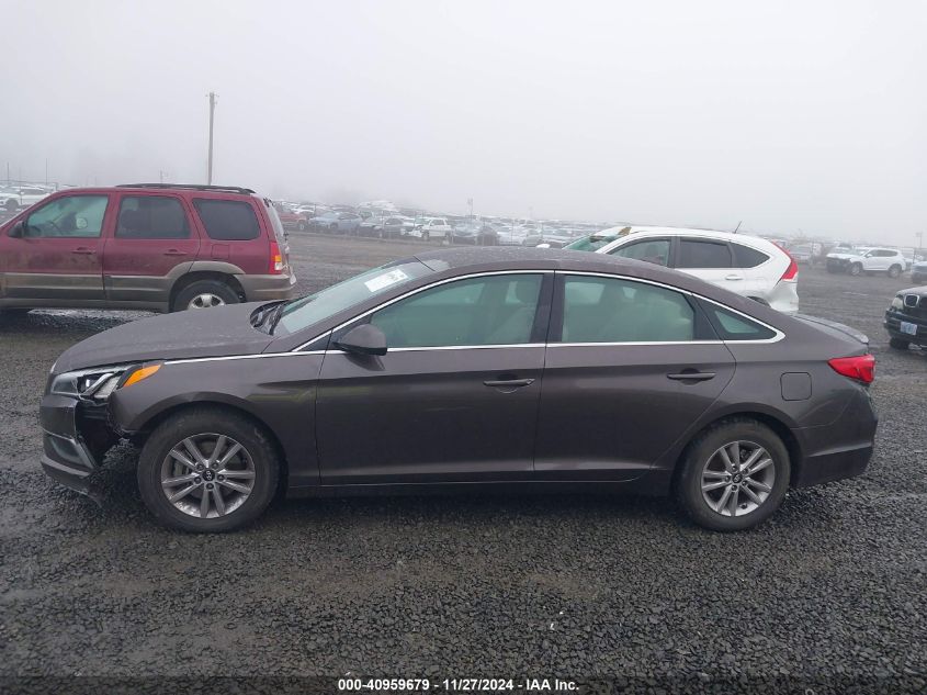 VIN 5NPE24AF8GH385024 2016 Hyundai Sonata, SE no.14