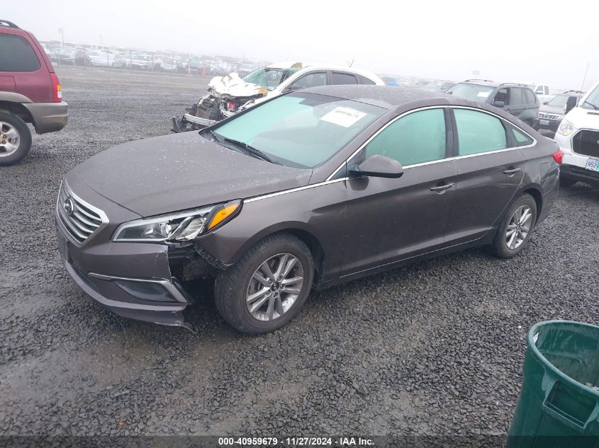 VIN 5NPE24AF8GH385024 2016 Hyundai Sonata, SE no.2