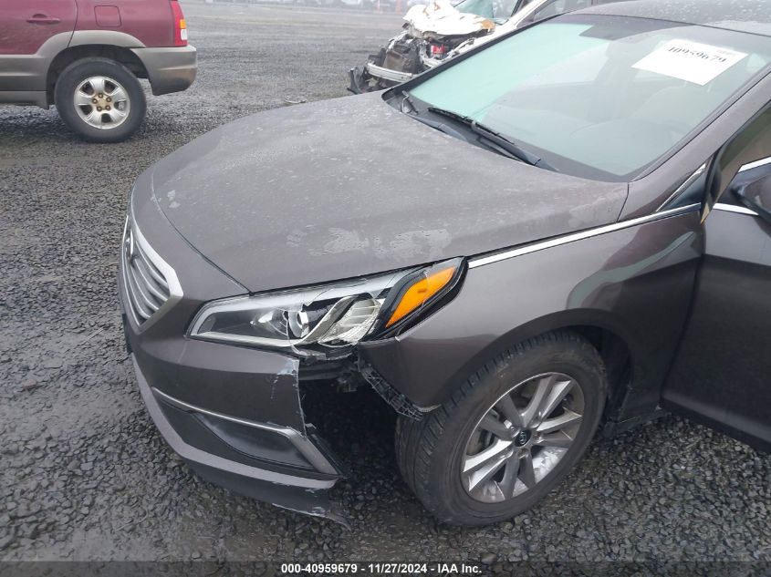 VIN 5NPE24AF8GH385024 2016 Hyundai Sonata, SE no.6