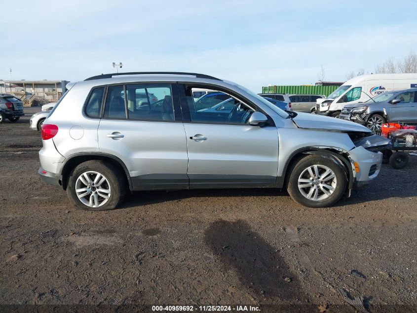 2016 Volkswagen Tiguan S VIN: WVGBV7AX4GW523247 Lot: 40959692