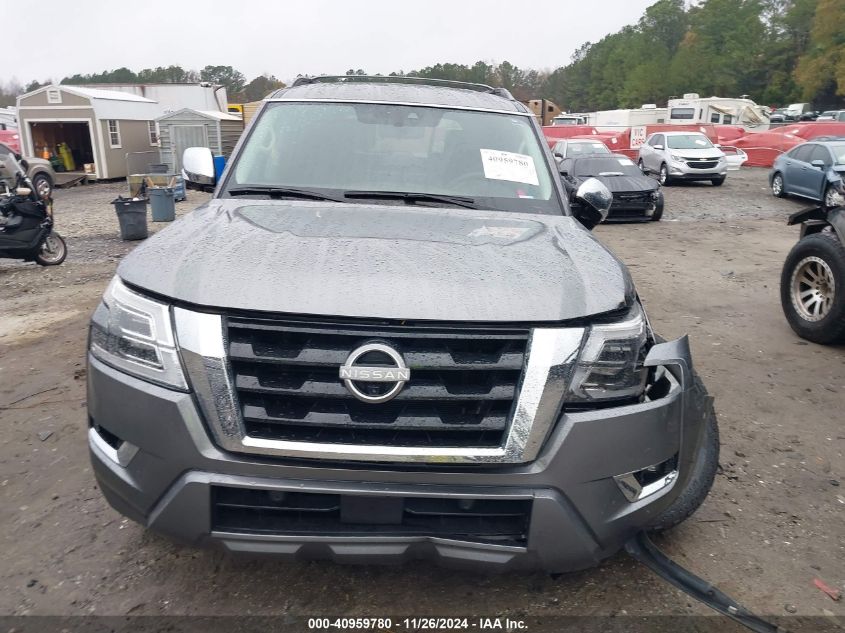 2022 Nissan Armada Platinum 2Wd VIN: JN8AY2DA1N9393526 Lot: 40959780