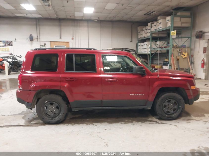 VIN 1C4NJRBB9GD673362 2016 Jeep Patriot, Sport no.14