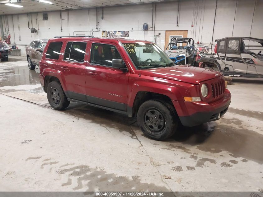 VIN 1C4NJRBB9GD673362 2016 Jeep Patriot, Sport no.1