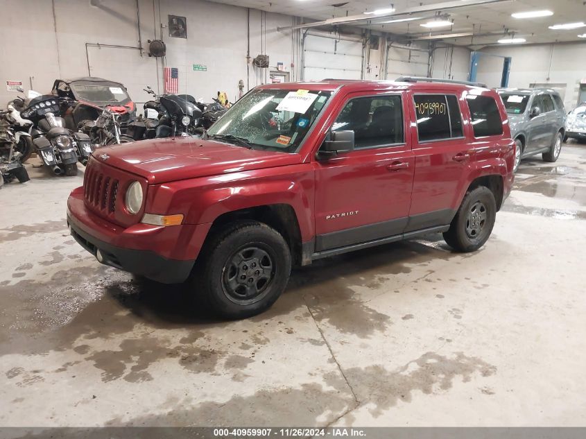 VIN 1C4NJRBB9GD673362 2016 Jeep Patriot, Sport no.2