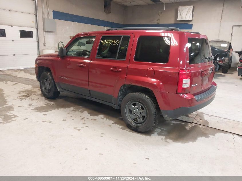 VIN 1C4NJRBB9GD673362 2016 Jeep Patriot, Sport no.3