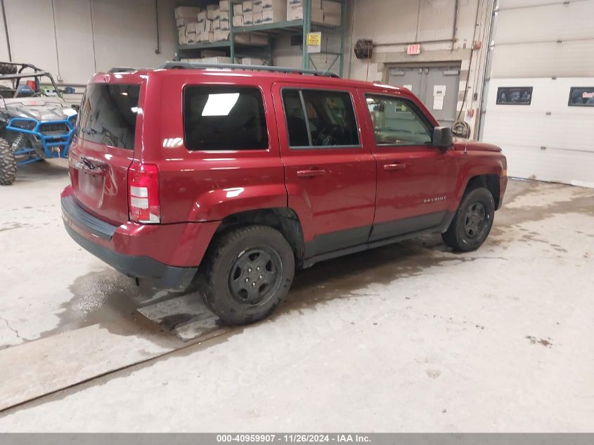 VIN 1C4NJRBB9GD673362 2016 Jeep Patriot, Sport no.4