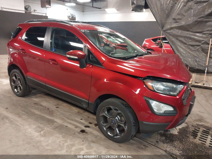 2018 Ford Ecosport Ses VIN: MAJ6P1CL9JC182109 Lot: 40959917