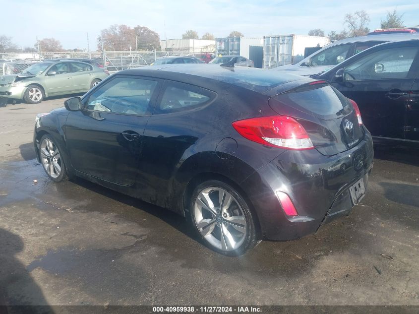 2017 Hyundai Veloster Value Edition VIN: KMHTC6AD8HU324497 Lot: 40959938