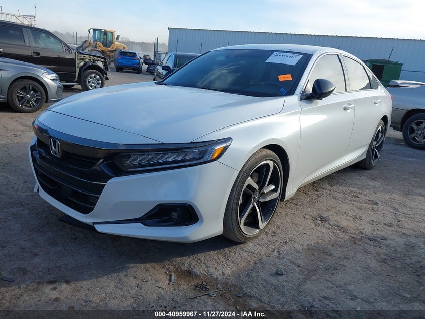 2022 HONDA ACCORD VIN: 1HGCV1F35NA120708