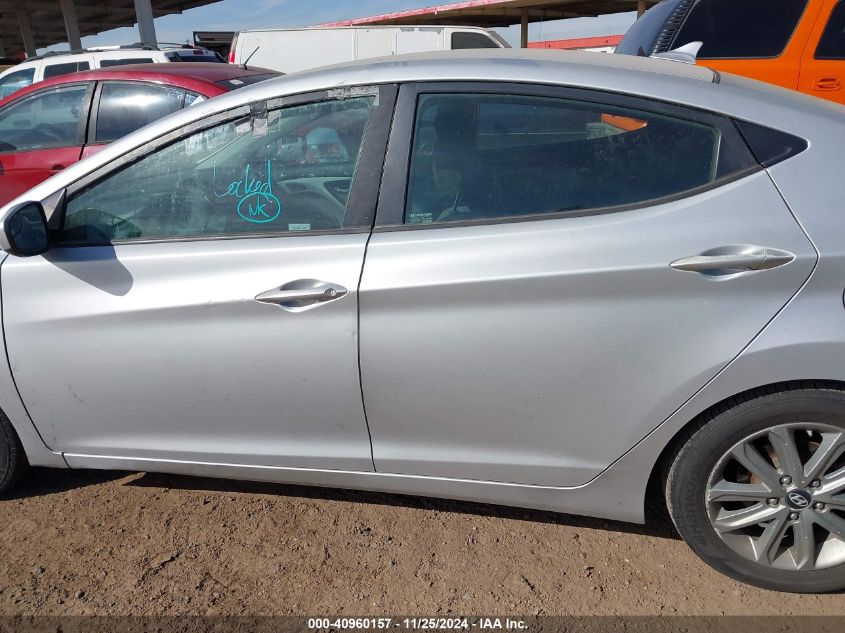 2015 Hyundai Elantra Se VIN: 5NPDH4AE0FH594919 Lot: 40960157