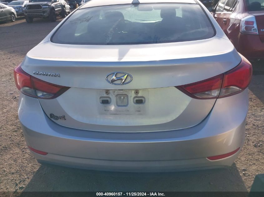 2015 Hyundai Elantra Se VIN: 5NPDH4AE0FH594919 Lot: 40960157