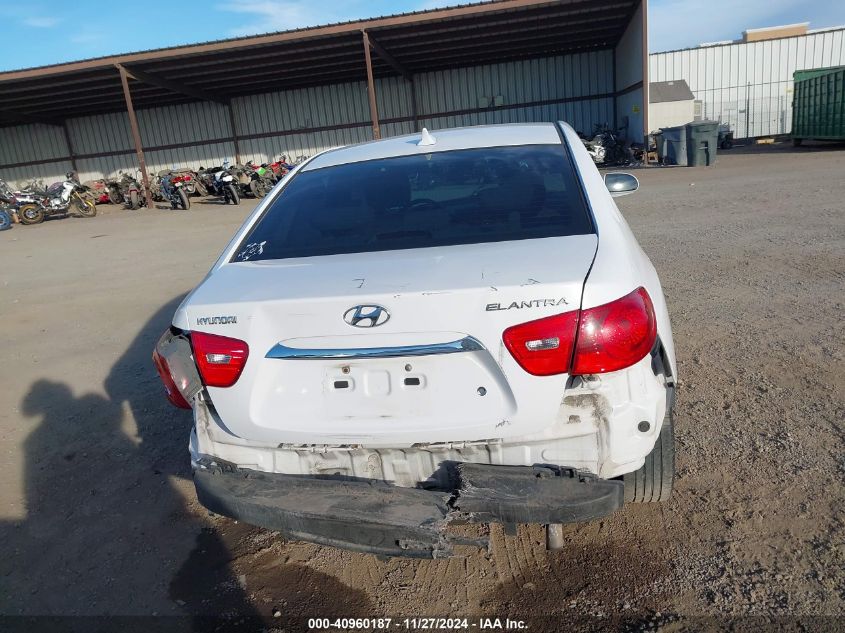 2010 Hyundai Elantra Gls VIN: KMHDU4AD3AU935372 Lot: 40960187