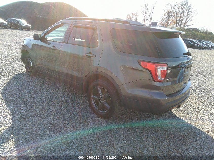 Vin: 1fm5k8d84hgd09483, lot: 41450032, ford explorer xlt 20173