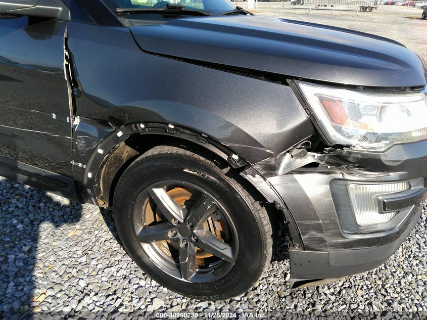 VIN 1FM5K8D84HGD09483 2017 FORD EXPLORER XLT