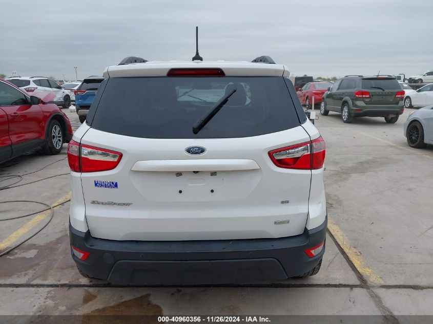 2019 Ford Ecosport Se VIN: MAJ3S2GE2KC269063 Lot: 40960356