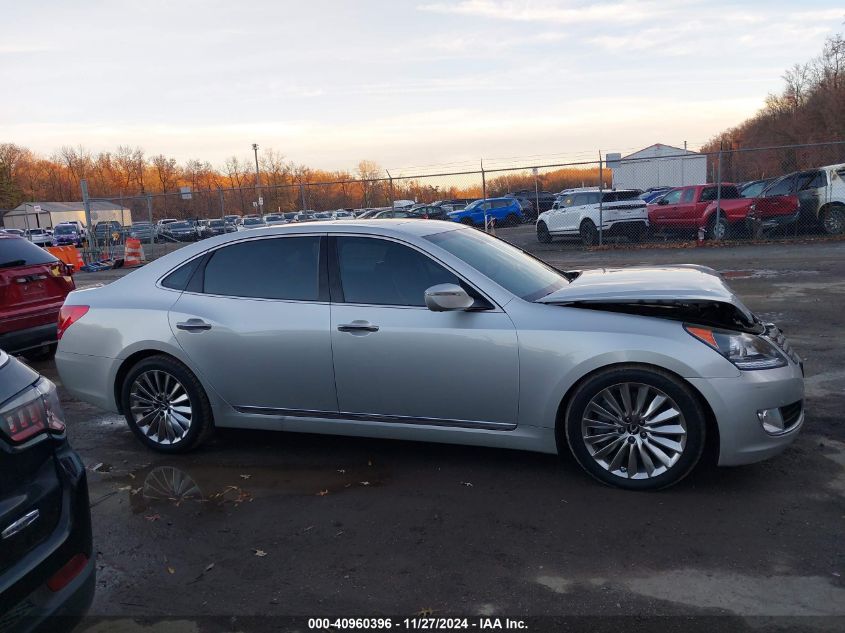 2014 Hyundai Equus Ultimate VIN: KMHGH4JHXEU073861 Lot: 40960396