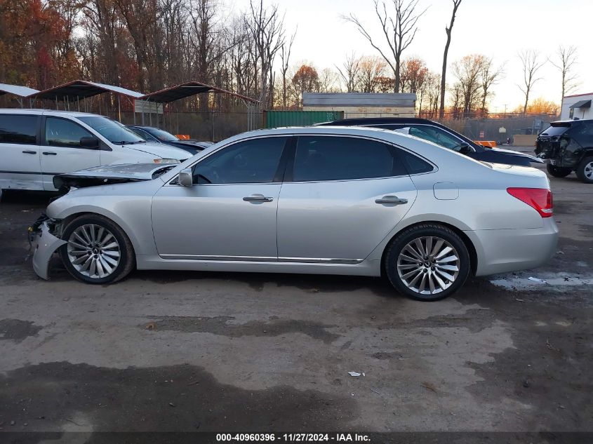 2014 Hyundai Equus Ultimate VIN: KMHGH4JHXEU073861 Lot: 40960396