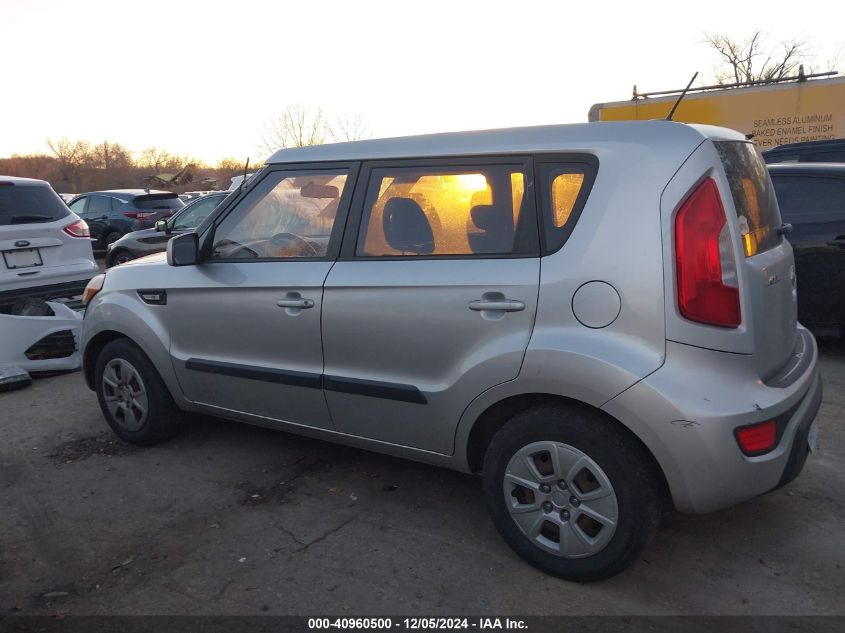 2012 Kia Soul VIN: KNDJT2A56C7439524 Lot: 40960500