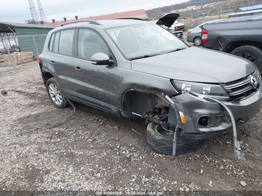 2018 Volkswagen Tiguan Limited 2.0T VIN: WVGBV7AX4JK005668 Lot: 40960582