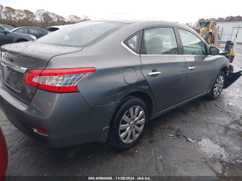 VIN 3N1AB7AP7FY256785 2015 Nissan Sentra, S no.4