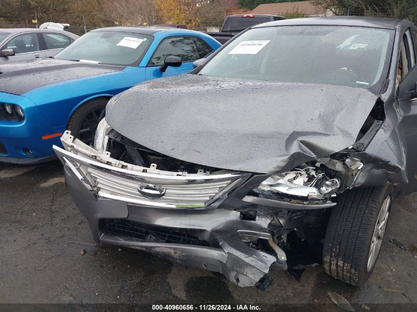 VIN 3N1AB7AP7FY256785 2015 Nissan Sentra, S no.6