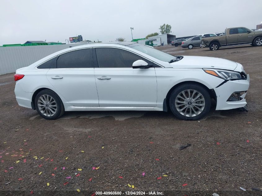 2015 Hyundai Sonata Limited VIN: 5NPE34AF3FH132916 Lot: 40960680