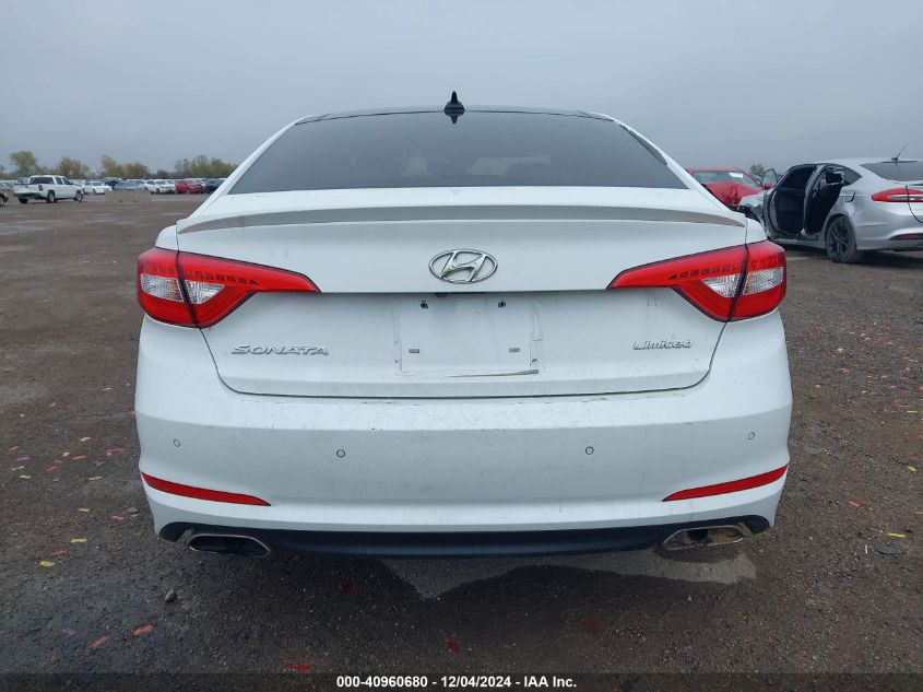 2015 Hyundai Sonata Limited VIN: 5NPE34AF3FH132916 Lot: 40960680