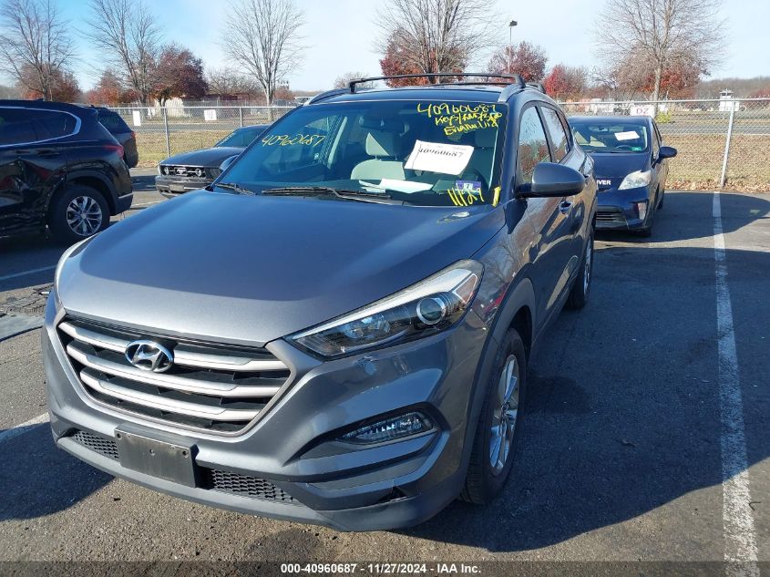 VIN KM8J3CA41GU144542 2016 Hyundai Tucson, SE no.2