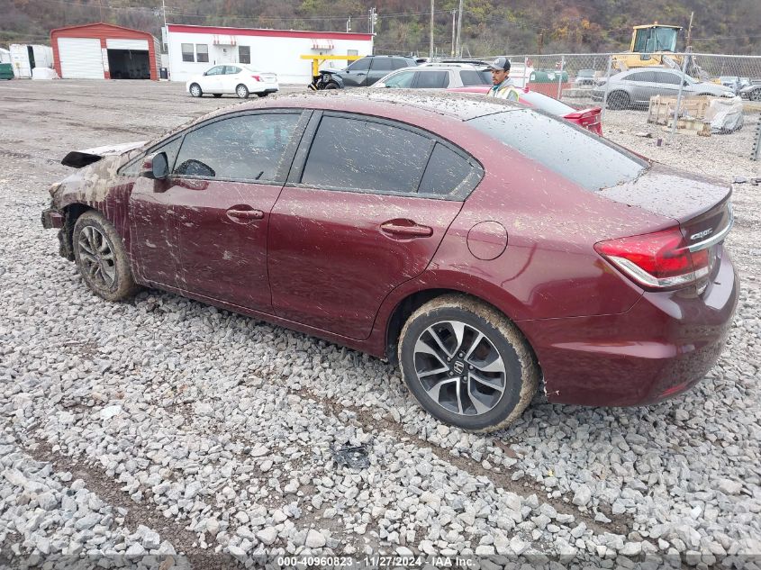 VIN 19XFB2F85DE247556 2013 Honda Civic, EX no.3