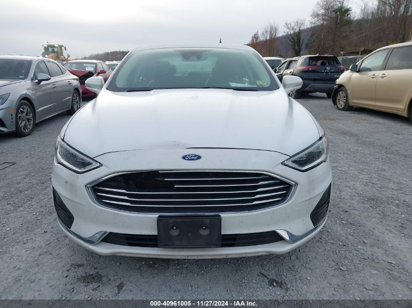 VIN 3FA6P0CD3KR141254 2019 Ford Fusion, Sel no.12