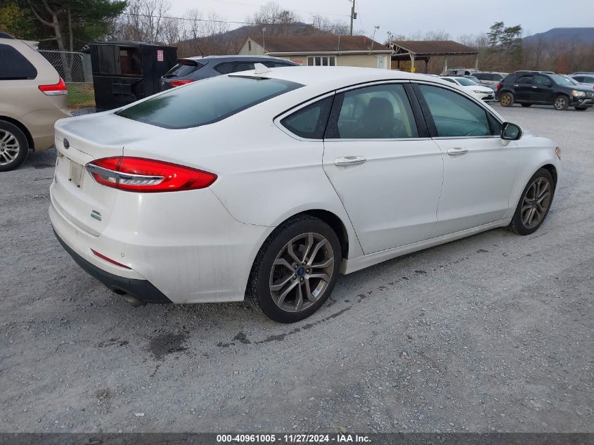 VIN 3FA6P0CD3KR141254 2019 Ford Fusion, Sel no.4