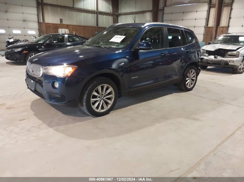 VIN 5UXWX9C37H0W72986 2017 BMW X3, Xdrive28I no.2